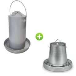 Gaun Kit Expert 2 Poules Abreuvoir 4L Et Mangeoire 5Kg