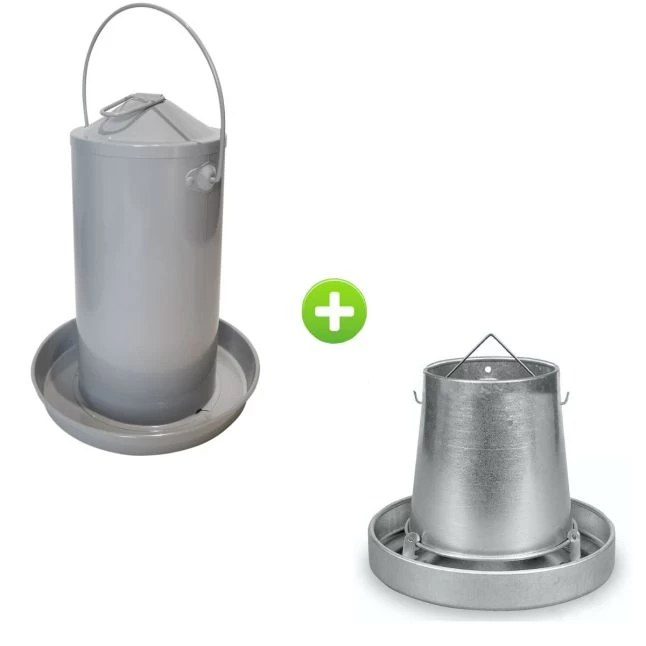 Gaun Kit Expert 2 Poules Abreuvoir 4L Et Mangeoire 5Kg 3 Gaun Kit Expert 2 Poules Abreuvoir 4L Et Mangeoire 5Kg