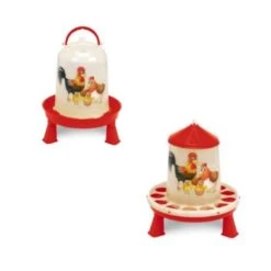 Gaun Kit Eco Happy Range 3/4 Poules Abreuvoir 5L Et Mangeoire 4Kg à Pieds