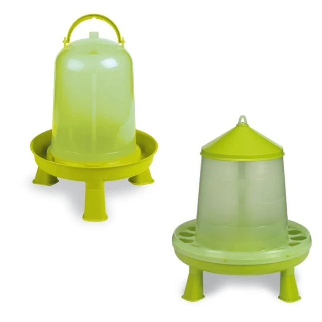 Gaun Kit Eco Vert 5/6 Poules Abreuvoir 8L Et Mangeoire 8Kg à Pieds 3 Gaun Kit Eco Vert 5/6 Poules Abreuvoir 8L Et Mangeoire 8Kg à Pieds