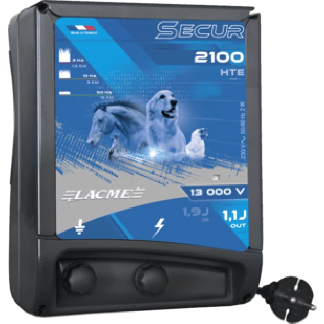Electrificateur De Clôture Poule Et Volaille Secteur Secur 2100 HTE - Lacmé 3 Electrificateur De Clôture Poule Et Volaille Secteur Secur 2100 HTE - Lacmé