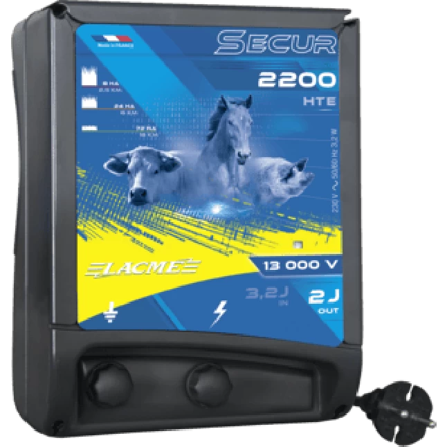 Electrificateur De Clôture Poule Et Volaille Secteur Secur 2200 HTE - Lacmé 3 Electrificateur De Clôture Poule Et Volaille Secteur Secur 2200 HTE - Lacmé
