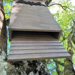 Nichoir Chauve-souris Bois FSC Petite Taille -Poulailler Série Magasin maison chauve souris petite vue dessous 2