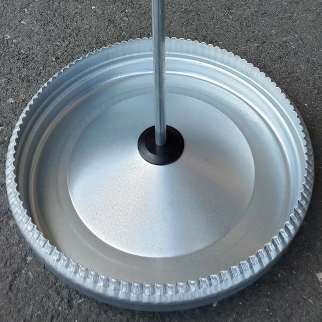 Mangeoire Galva Silo 5Kg + Couvercle 6 Mangeoire Galva Silo 5Kg + Couvercle – Image 4