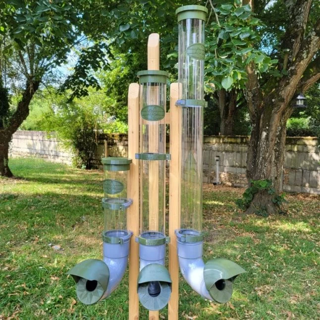 Mangeoire Pour Poule En Plastique Vert Tube Transparent 7kg Prima - Evena 3 Mangeoire Pour Poule En Plastique Vert Tube Transparent 7kg Prima - Evena