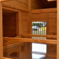 Poulailler Orava Toit Shingle Ouvrant 2 à 4 Poules 28 Poulailler Orava Toit Shingle Ouvrant 2 à 4 Poules -Poulailler Série Magasin orava vue perspective