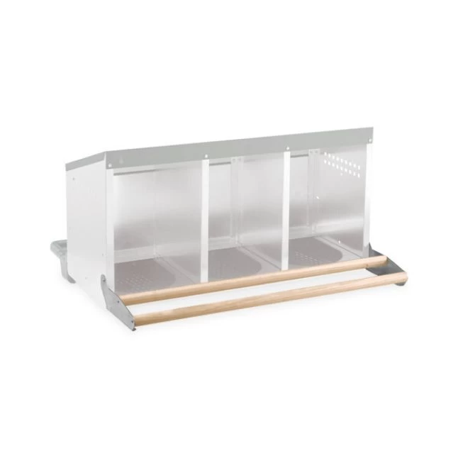 Perchoir En Bois Pour Pondoir Avec Fond Plastique 3 Compartiments - Gaun 3 Perchoir En Bois Pour Pondoir Avec Fond Plastique 3 Compartiments - Gaun