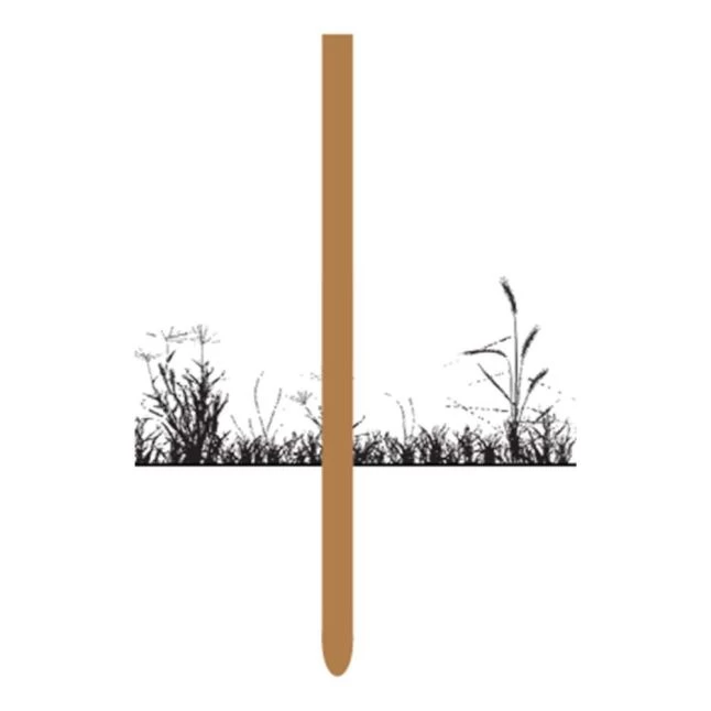 Piquet En Bois De Châtaignier Carré 3x3x150cm Pour Clôture X 9 5 Piquet En Bois De Châtaignier Carré 3x3x150cm Pour Clôture X 9 – Image 3