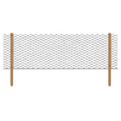 Piquet En Bois De Châtaignier Carré 3x3x150cm Pour Clôture X 9 9 Piquet En Bois De Châtaignier Carré 3x3x150cm Pour Clôture X 9 -Poulailler Série Magasin piquet bois traite longueur 200cm diametre 5cm classe 3 vue 3 1 1 1