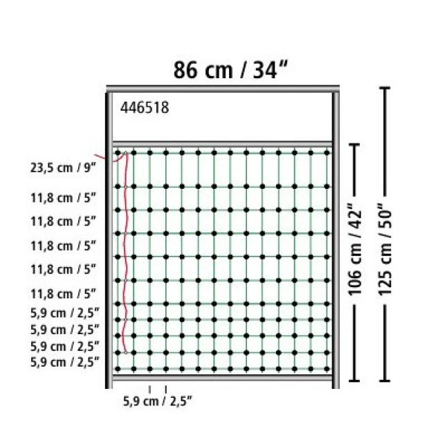 Porte Pour Filet Poule électrifiable 95 à 125 Cm - Kerbl 9 Porte Pour Filet Poule électrifiable 95 à 125 Cm - Kerbl – Image 7