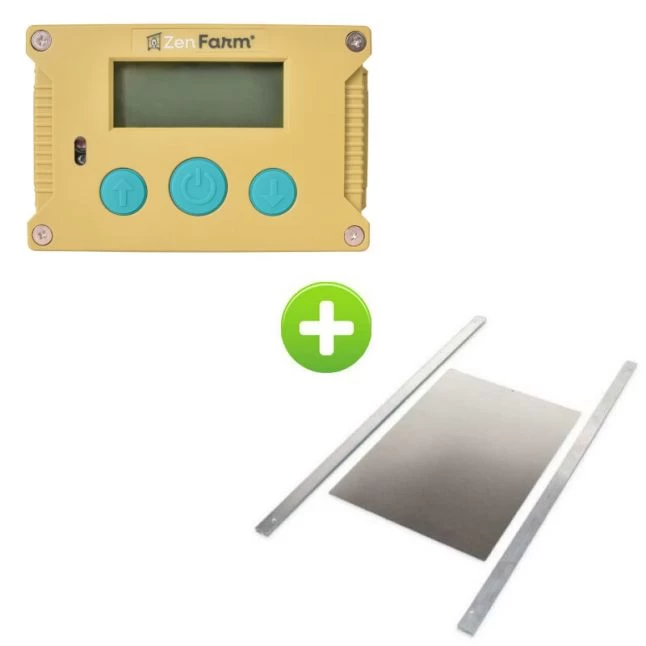 Portier Zen Farm Poulailler Et Trappe En Aluminium Taille Medium 3 Portier Zen Farm Poulailler Et Trappe En Aluminium Taille Medium