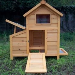 Poulailler Bantam L 1 à 2 Poules Toit Shingle 8 Poulailler Bantam L 1 à 2 Poules Toit Shingle -Poulailler Série Magasin poulailler 1 a 2 poules bois bantam l ouvert