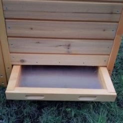 Poulailler Bantam L 1 à 2 Poules Toit Shingle 10 Poulailler Bantam L 1 à 2 Poules Toit Shingle -Poulailler Série Magasin poulailler 1 a 2 poules bois bantam l tiroir ouvert