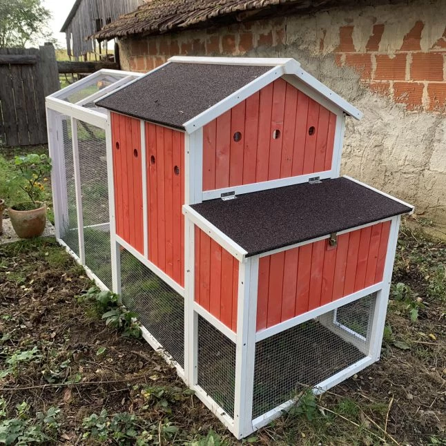 Poulailler Ardennais 6 à 8 Poules Toit Shingle 4 Poulailler Ardennais 6 à 8 Poules Toit Shingle – Image 2