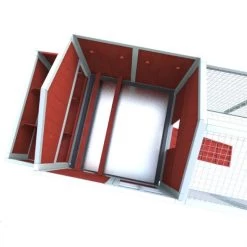 Poulailler Ardennais 6 à 8 Poules Toit Shingle 25 Poulailler Ardennais 6 à 8 Poules Toit Shingle -Poulailler Série Magasin poulailler ardennais toit shingle 6 8 poules vue interieur