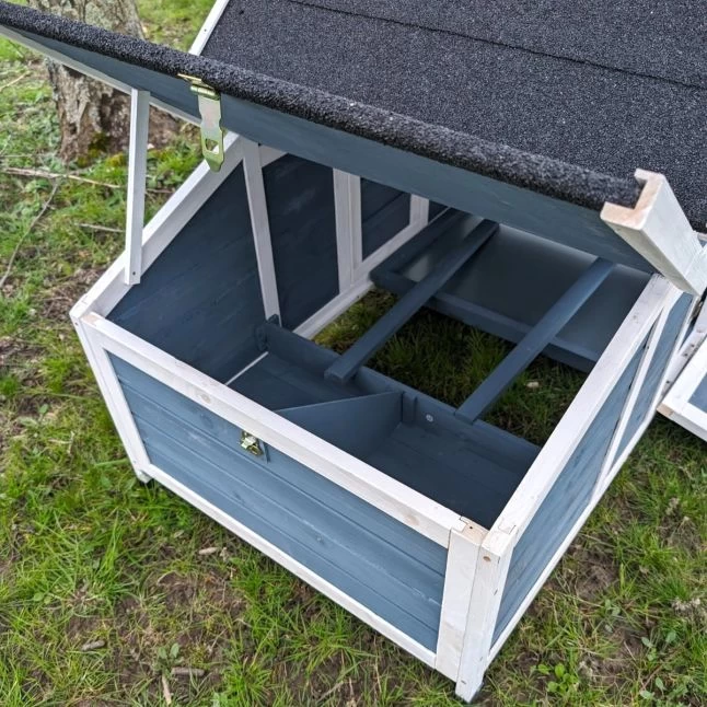 Poulailler Bantam XL Bleu Toit Shingle 2 à 4 Poules 7 Poulailler Bantam XL Bleu Toit Shingle 2 à 4 Poules – Image 5