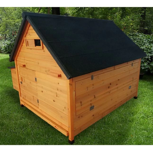 Poulailler Cémani XXL Toit Shingle Noir 15 à 18 Poules 4 Poulailler Cémani XXL Toit Shingle Noir 15 à 18 Poules – Image 2