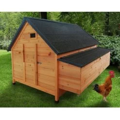 Kit Poulailler Cémani XXL Noir 15 à 18 Poules Avec Portier Zen Farm Autonome Et Trappe Taille Medium 7 Kit Poulailler Cémani XXL Noir 15 à 18 Poules Avec Portier Zen Farm Autonome Et Trappe Taille Medium -Poulailler Série Magasin poulailler bassette xxl toit noir 15 18 poules vue avant profil 1 3
