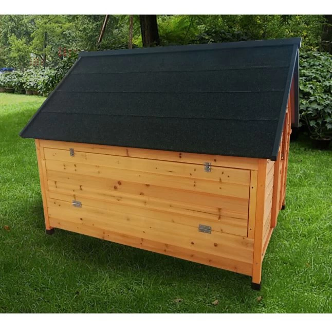 Poulailler Cémani XXL Toit Shingle Noir 15 à 18 Poules 5 Poulailler Cémani XXL Toit Shingle Noir 15 à 18 Poules – Image 3