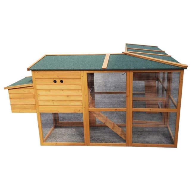 Liquidation - Poulailler Barbu Double Toit Shingle 6 à 10 Poules 4 Liquidation - Poulailler Barbu Double Toit Shingle 6 à 10 Poules – Image 2