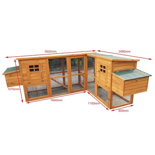 Liquidation - Poulailler Barbu Double Toit Shingle 6 à 10 Poules 5 Liquidation - Poulailler Barbu Double Toit Shingle 6 à 10 Poules – Image 3