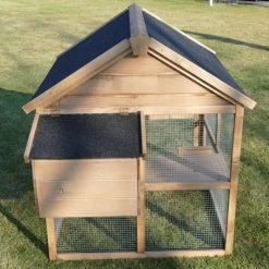 Poulailler Plymouth Toit Shingle Ouvrant 4 à 6 Poules Bois FSC Avec Extension Parc Grillagé 22 Poulailler Plymouth Toit Shingle Ouvrant 4 à 6 Poules Bois FSC Avec Extension Parc Grillagé -Poulailler Série Magasin poulailler bois fsc plymouth 2 4 poules arriere 2