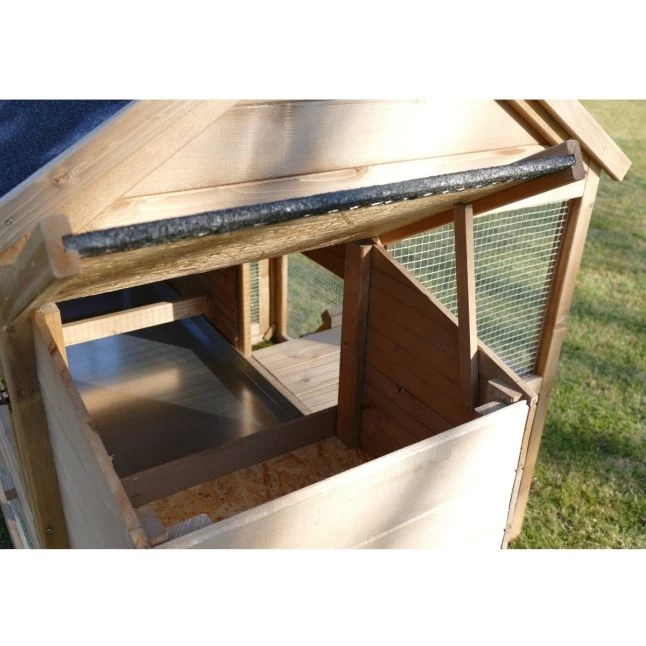 Poulailler Plymouth Toit Shingle Ouvrant 4 à 6 Poules Bois FSC 9 Poulailler Plymouth Toit Shingle Ouvrant 4 à 6 Poules Bois FSC – Image 7