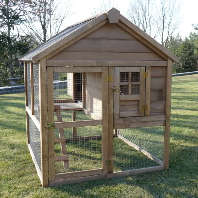 Poulailler Plymouth Toit Shingle Ouvrant 4 à 6 Poules Bois FSC 4 Poulailler Plymouth Toit Shingle Ouvrant 4 à 6 Poules Bois FSC – Image 2