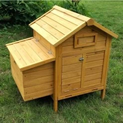 Poulailler Cémani S Toit Bois 2 Poules -Poulailler Série Magasin poulailler cemani s 2 poules profil ferme