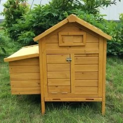 Poulailler Cémani S Toit Bois 2 Poules -Poulailler Série Magasin poulailler cemani s 2 poules vue face ferme