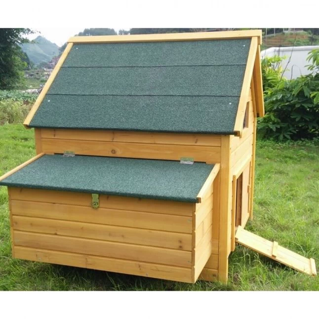 Poulailler Cémani L Toit Shingle Vert 4 à 6 Poules 4 Poulailler Cémani L Toit Shingle Vert 4 à 6 Poules – Image 2