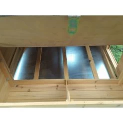 Poulailler Cémani L Toit Shingle Vert 4 à 6 Poules 12 Poulailler Cémani L Toit Shingle Vert 4 à 6 Poules -Poulailler Série Magasin poulailler cemani vue interieur