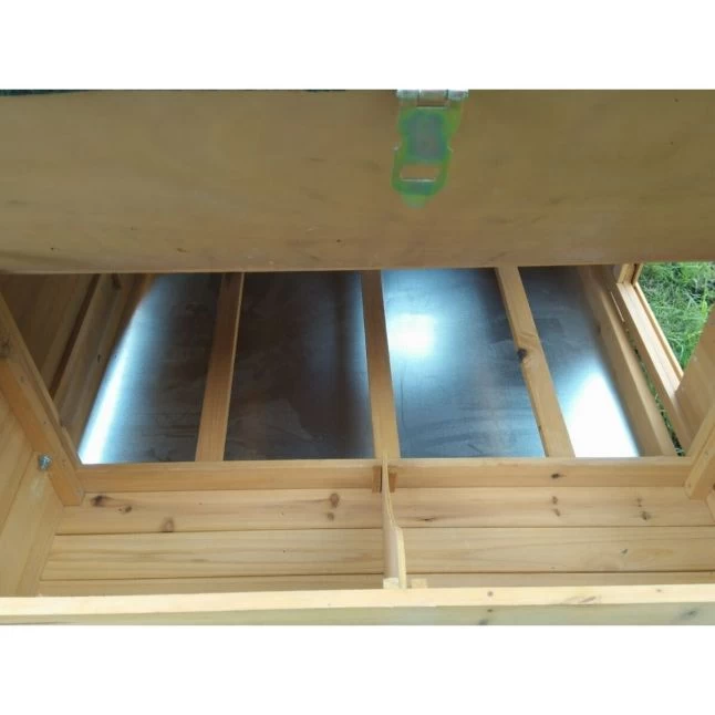 Poulailler Cémani L Toit Shingle Vert 4 à 6 Poules 7 Poulailler Cémani L Toit Shingle Vert 4 à 6 Poules – Image 5