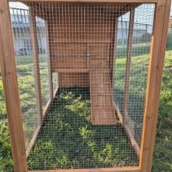 Poulailler Chabo Toit Shingle 2 à 4 Poules 16 Poulailler Chabo Toit Shingle 2 à 4 Poules -Poulailler Série Magasin poulailler chabo vue focus enclos