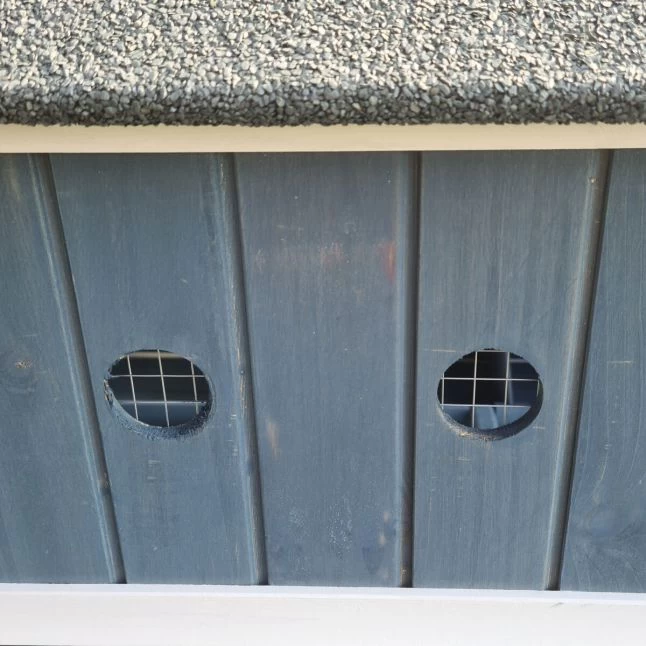 Poulailler Deluxe Bleu Toit Shingle Gris 10 à 12 Poules 13 Poulailler Deluxe Bleu Toit Shingle Gris 10 à 12 Poules – Image 11