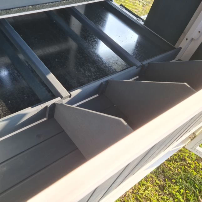 Poulailler Deluxe Bleu Toit Shingle Gris 10 à 12 Poules 16 Poulailler Deluxe Bleu Toit Shingle Gris 10 à 12 Poules – Image 14