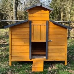 Poulailler Farmer XL Toit En Tôle Ouvrant 6 à 10 Poules Bois FSC 12 Poulailler Farmer XL Toit En Tôle Ouvrant 6 à 10 Poules Bois FSC -Poulailler Série Magasin poulailler farmer xl toit tole face avant