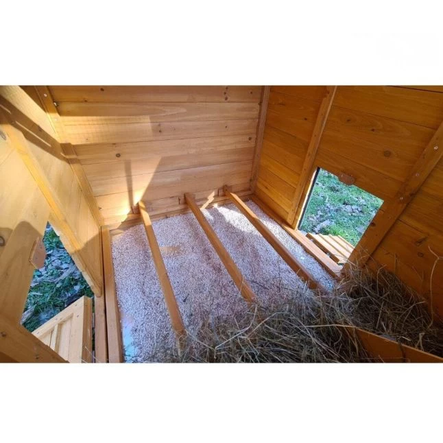 Poulailler Farmer XL Toit En Tôle Ouvrant 6 à 10 Poules Bois FSC 9 Poulailler Farmer XL Toit En Tôle Ouvrant 6 à 10 Poules Bois FSC – Image 7