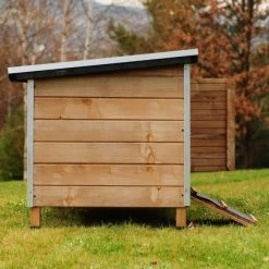 Poulailler Houdan XL Toit Shingle Noir 6 Poules Epicéa FSC 15 Poulailler Houdan XL Toit Shingle Noir 6 Poules Epicéa FSC -Poulailler Série Magasin poulailler houdan bois fsc cote gauche 1