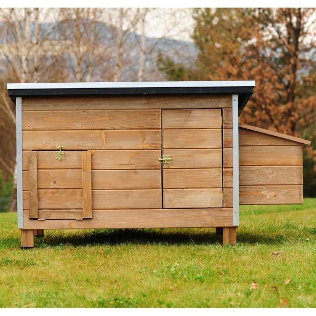 Poulailler Houdan XL Toit Shingle Noir 6 Poules Epicéa FSC 4 Poulailler Houdan XL Toit Shingle Noir 6 Poules Epicéa FSC – Image 2