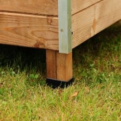 Poulailler Houdan XL Toit Shingle Noir 6 Poules Epicéa FSC 18 Poulailler Houdan XL Toit Shingle Noir 6 Poules Epicéa FSC -Poulailler Série Magasin poulailler houdan bois fsc pied rapproche 1