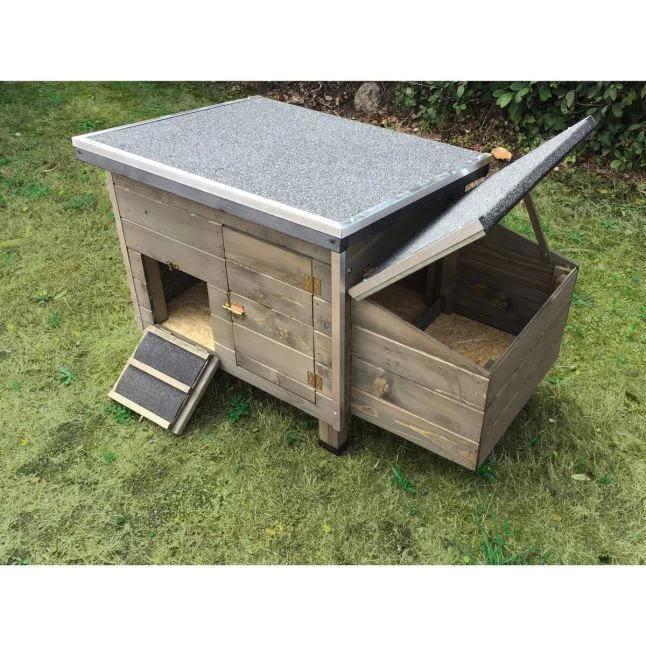 Poulailler Houdan L Toit Shingle Noir 2 Poules Bois écologique FSC 5 Poulailler Houdan L Toit Shingle Noir 2 Poules Bois écologique FSC – Image 3