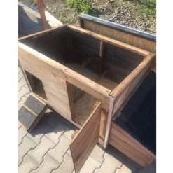 Poulailler Houdan XL Toit Shingle Noir 6 Poules Epicéa FSC 21 Poulailler Houdan XL Toit Shingle Noir 6 Poules Epicéa FSC -Poulailler Série Magasin poulailler houdan xl toit ouvert