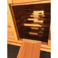 Poulailler Cémani XL Toit Shingle Noir 6 à 10 Poules 11 Poulailler Cémani XL Toit Shingle Noir 6 à 10 Poules -Poulailler Série Magasin poulailler landais toit noir interieur entree