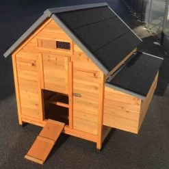 Poulailler Cémani XL Toit Shingle Noir 6 à 10 Poules