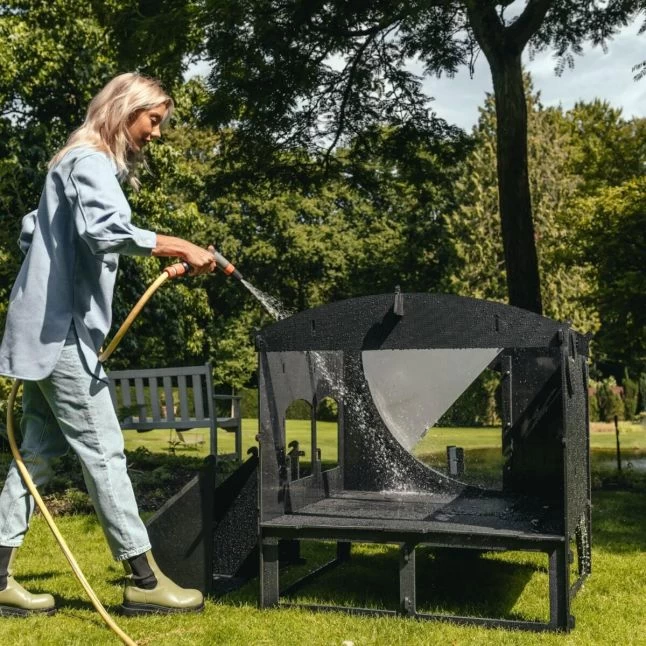 Poulailler Nestera Sur Pieds Taille L Plastique Recyclé 8 à 15 Poules 12 Poulailler Nestera Sur Pieds Taille L Plastique Recyclé 8 à 15 Poules – Image 10