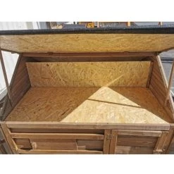 Poulailler Plymouth Toit Shingle Ouvrant 4 à 6 Poules Bois FSC Avec Extension Parc Grillagé 26 Poulailler Plymouth Toit Shingle Ouvrant 4 à 6 Poules Bois FSC Avec Extension Parc Grillagé -Poulailler Série Magasin poulailler plymouth bois fsc toit ouvert 3