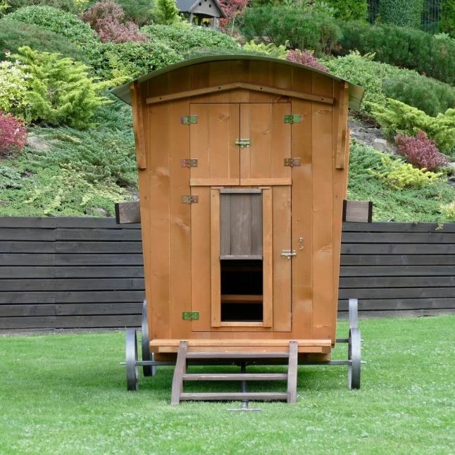 Poulailler Roulotte Toit Tôle 6 à 10 Poules Mobile 6 Poulailler Roulotte Toit Tôle 6 à 10 Poules Mobile – Image 4