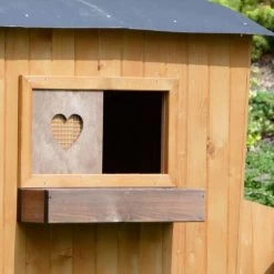 Poulailler Roulotte Toit Tôle 6 à 10 Poules Mobile 28 Poulailler Roulotte Toit Tôle 6 à 10 Poules Mobile -Poulailler Série Magasin poulailler roulotte vue fenetre 1