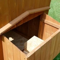 Poulailler Roulotte Toit Tôle 6 à 10 Poules Mobile 29 Poulailler Roulotte Toit Tôle 6 à 10 Poules Mobile -Poulailler Série Magasin poulailler roulotte vue interieur pondoir 1